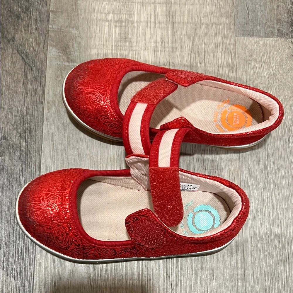 Livie & Luca Metallic Red Mary Jane size 10 - Picture 2 of 11